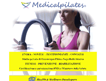 Tablet Screenshot of medicalpilates.it